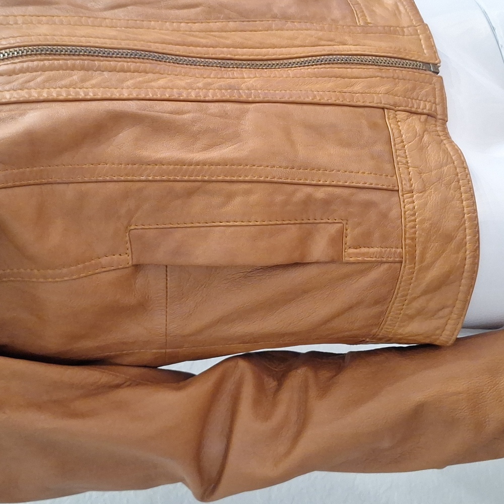 Black Rivet Leather Jacket - Picture 4 of 14